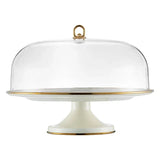 Emsan Hasbahçe Enamel Cake Stand with Dome – 31 cm - Emsan Jordan