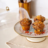 Emsan Hasbahçe Enamel Cake Stand with Dome – 31 cm - Emsan Jordan