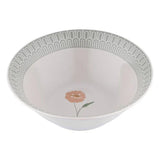 Emsan New Bone Poppy 28-Piece Round Dinner Set for 6 People - Emsan Jordan