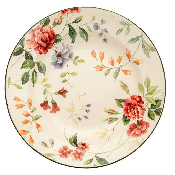 Istanbul Porcelain Heybeli 24-Piece Dinner Set for 6 People - Emsan Jordan