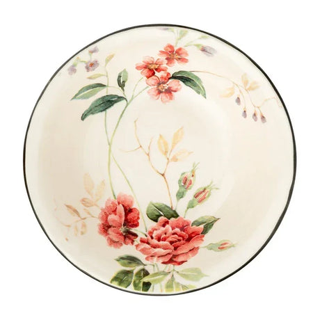 Istanbul Porcelain Heybeli 24-Piece Dinner Set for 6 People - Emsan Jordan