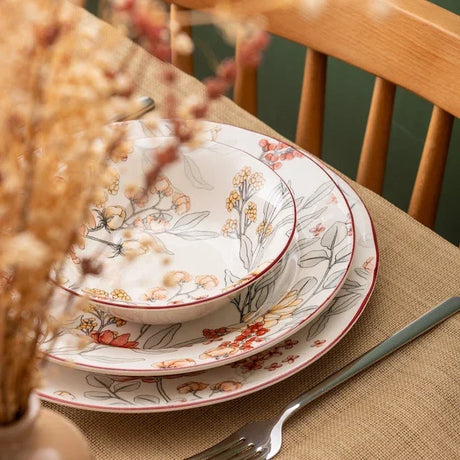 Istanbul Porcelain Ayasofya 24-Piece Dinner Set for 6 People - Emsan Jordan