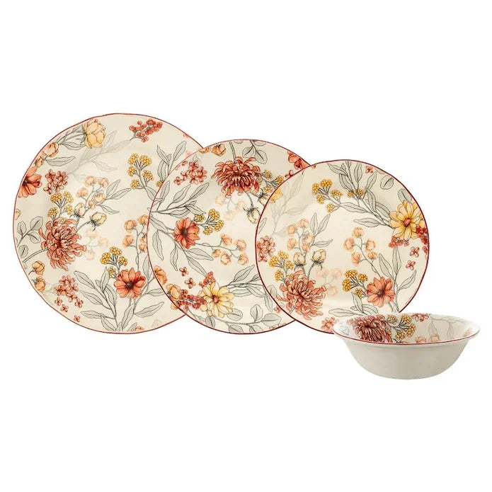 Istanbul Porcelain Ayasofya 24-Piece Dinner Set for 6 People - Emsan Jordan