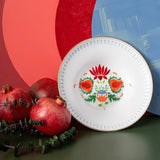 Istanbul Porcelain Nar Fine Bone Deep Plate Blue 22 cm - Emsan Jordan