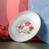 Istanbul Porcelain Nar Fine Bone Deep Plate Blue 22 cm - Emsan Jordan