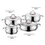 Emsan Seylan 8-Piece Cookware Set - Emsan Jordan