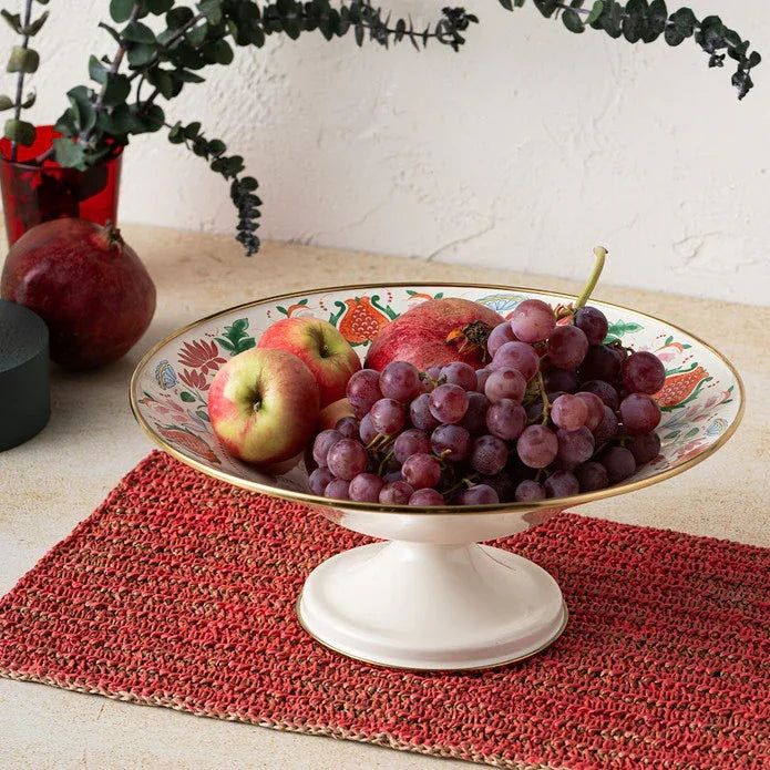Emsan Nar Enamel Fruit Bowl 32 cm - Emsan Jordan