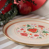 Emsan Nar Enamel Serving Plate 26 cm - Emsan Jordan
