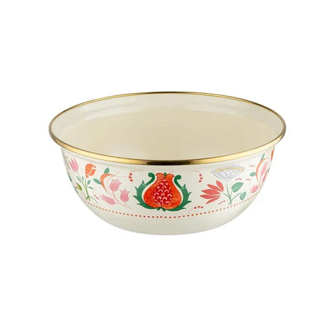 Emsan Nar Enamel Salad Bowl 22 cm - Emsan Jordan