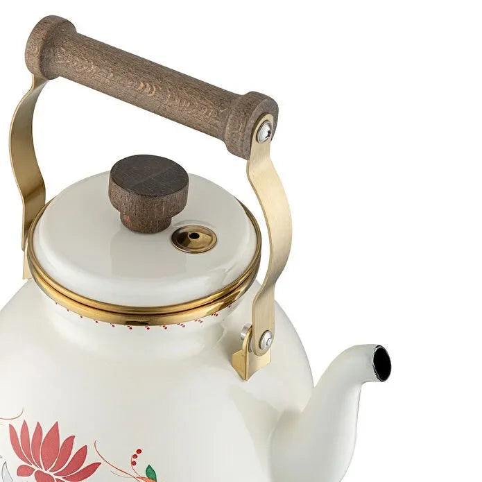 Emsan Nar Emaye Royal Enamel Teapot 2.4 Lt - Emsan Jordan