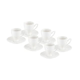 Istanbul Porcelain Mahir 6-Person Coffee Cup Set 90 ml - Emsan Jordan