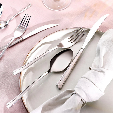 Emsan Accura 84-Piece 12-Person Fork, Spoon, and Knife Set - Emsan Jordan