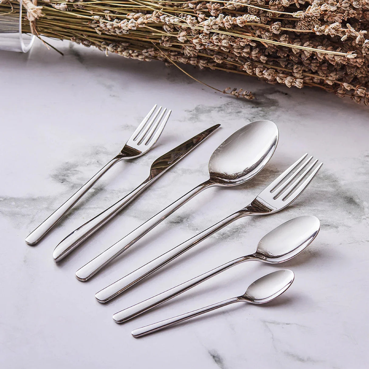 Emsan Elegance Bello 84-Piece Cutlery Set for 12 People – Luxury Boxed - Emsan Jordan