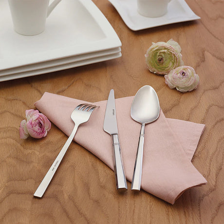 Prime Penta Gold 84-Piece Cutlery Set for 12 People with Luxury Box - Emsan Jordan