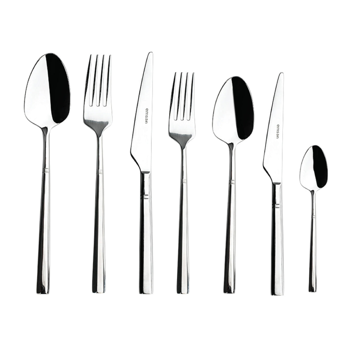 Prime Penta Gold 84-Piece Cutlery Set for 12 People with Luxury Box - Emsan Jordan