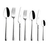 Prime Penta Gold 84-Piece Cutlery Set for 12 People with Luxury Box - Emsan Jordan