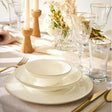 Emsan Alicia Fine Bone 60-Piece 12-Person Round Dinner Set Gold - Emsan Jordan