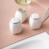 Emsan Yeni Karmen 60-Piece 12-Person Square Dinner Set – Platinum - Emsan Jordan