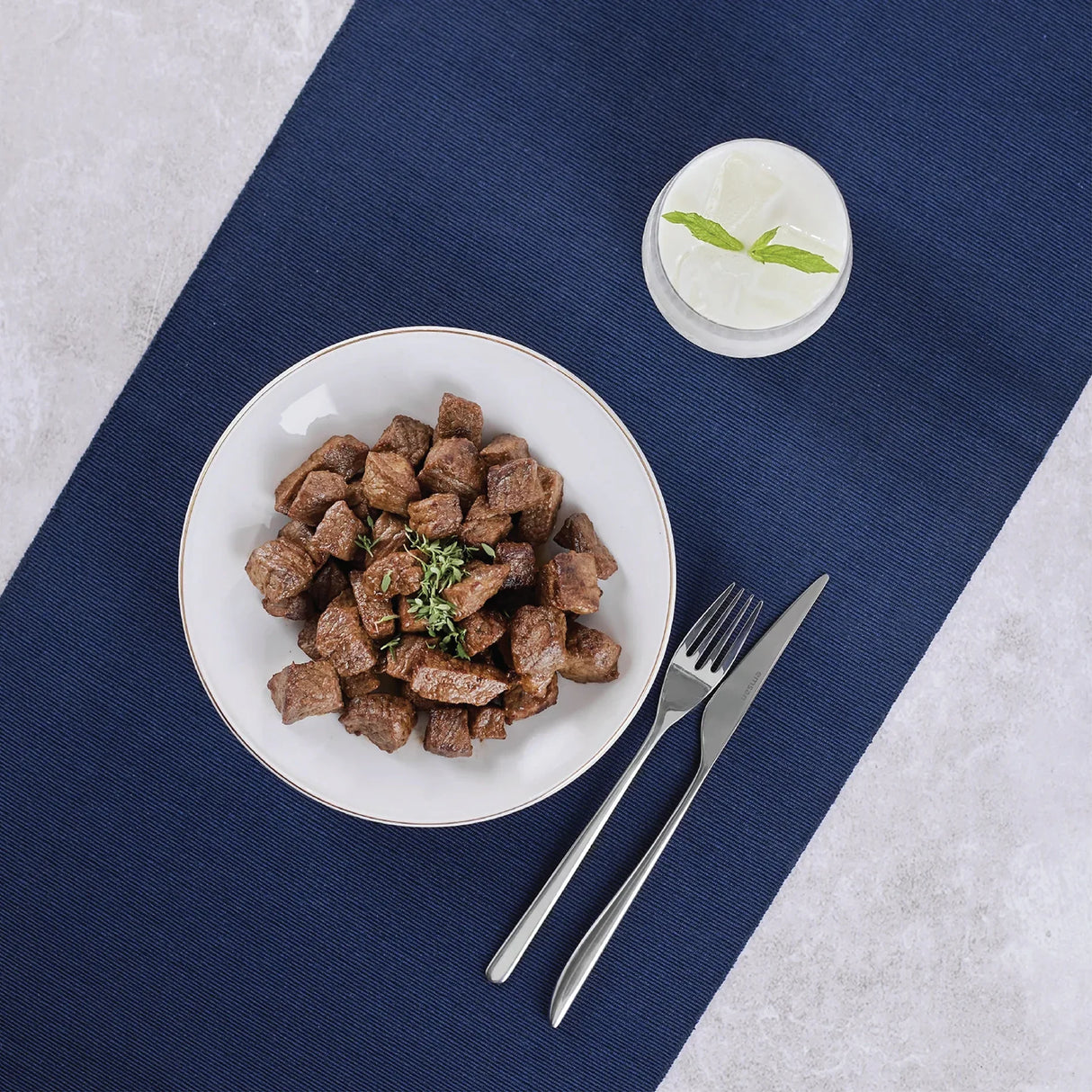 Emsan Freya Fine Bone 60-Piece 12-Person Round Dinner Set Gold - Emsan Jordan