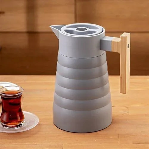 Emsan Emboss 2-Litre Thermos – Gray - Emsan Jordan