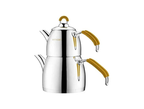 EMSAN Mina Maxi Size Teapot Set – Yellow - Emsan Jordan