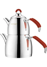 Emsan Mina Mini Teapot Set – Red - Emsan Jordan