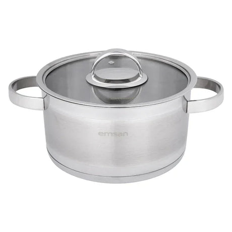 Emsan Karya 8-Piece Induction-Based Stainless Steel Cookware Set - Emsan Jordan