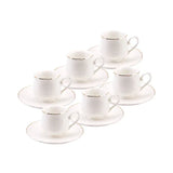 Emsan Beykoz 6-Person Coffee Cup Set – 90 ml - Emsan Jordan
